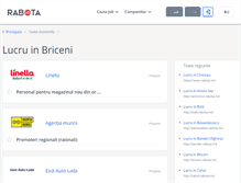 Tablet Screenshot of briceni.rabota.md