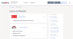 Desktop Screenshot of floresti.rabota.md