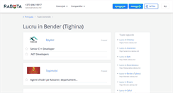Desktop Screenshot of bender.rabota.md