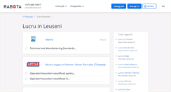 Desktop Screenshot of leuseni.rabota.md